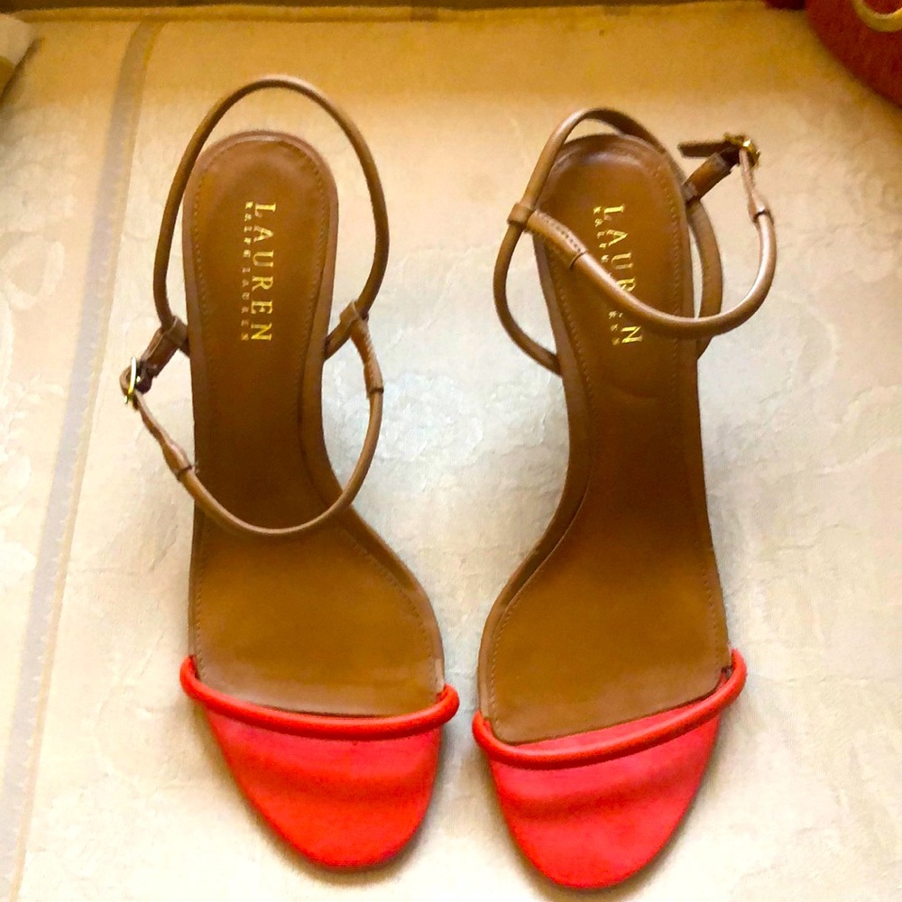Heeled sandals by Ralph Lauren